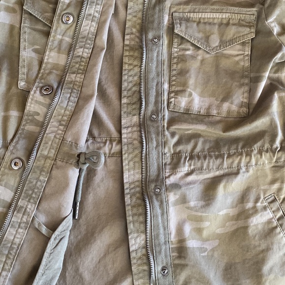 NWT Style & Co Green camouflage utility jacket - Picture 8 of 16